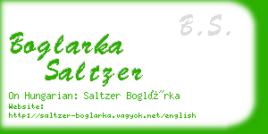 boglarka saltzer business card